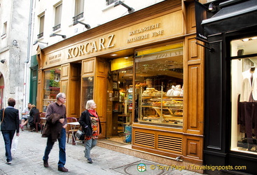 Korcarz boulangerie and patisserie at 29 rue des Rosiers
